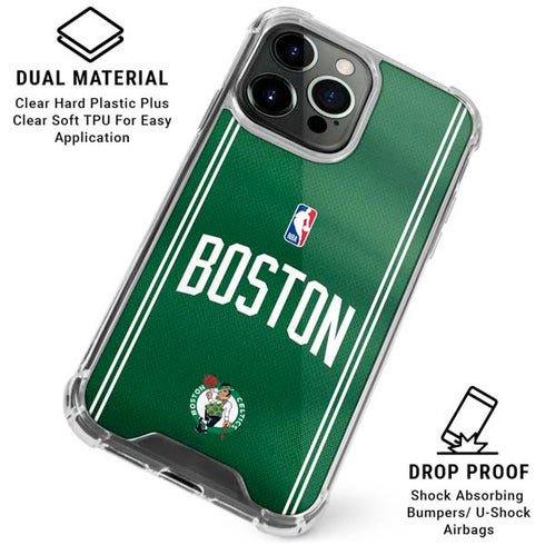 NBA Boston Celtics Jersey iPhone 16 Pro Max Clear Case